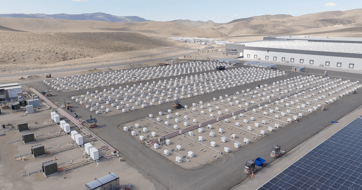 Redwood Materials battery storage deployment beside its Nevada campus
